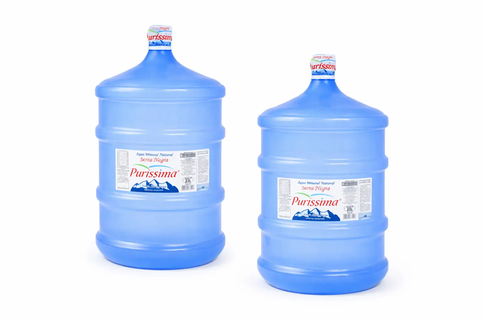 2x Garrafão 20L Água Puríssima